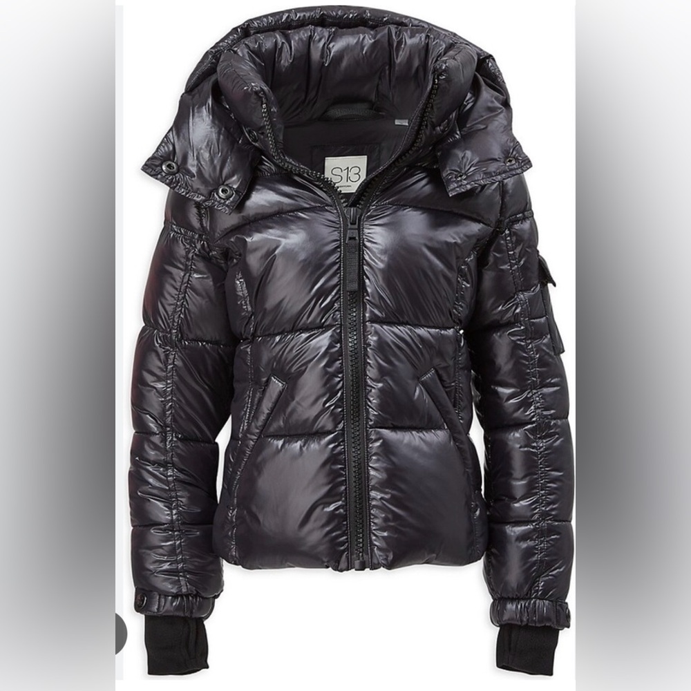 S13 Black Puffer Jacket